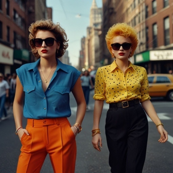 HOW TO DRESS 80s STYLE - Picture 1 of 5